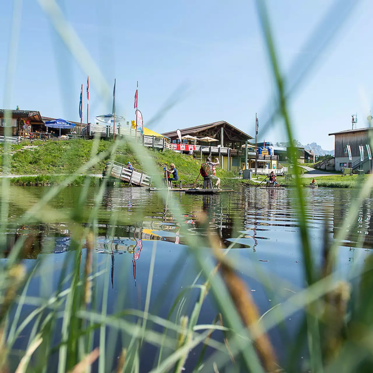 Image shows family fun at Sonnenkopf in Bearland.