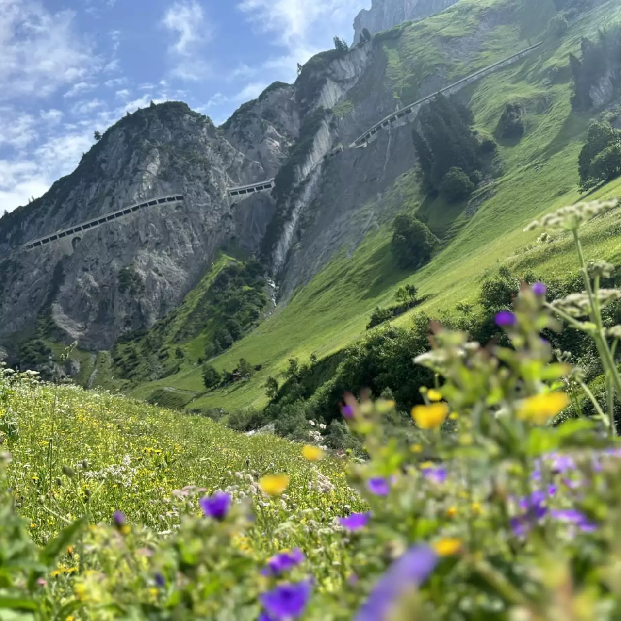 Bild zeigt Wanderrouten am Arlberg